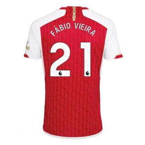 Arsenal Fabio Vieira #21 Domaci Dres 2023-24 Kratak Rukavima